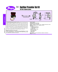 Thumbnail of document Data Sheet - BTK2 Backflow Prevention Test Kit